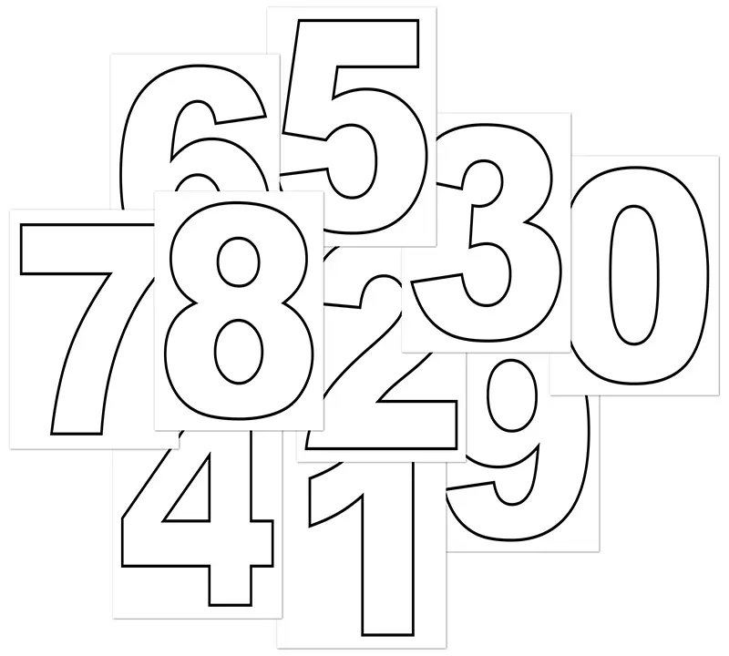 Números per imprimir en format A4 Numeros-0-9-per-imprimir