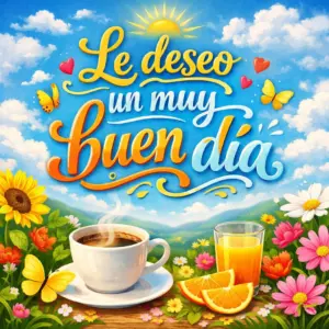 Le deseo un muy buen día
