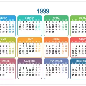 Calendari 1999 calendari-1999