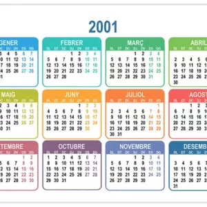 Calendari 2001 calendari-2001