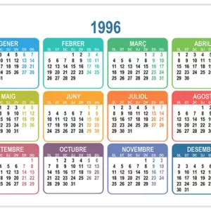 Calendari 1996 calendari-1996