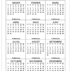 ¿Cuántos miércoles hubo en 2024? Cuántos miércoles hubo en 2024