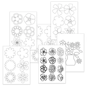 plantillas de flores