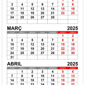 Calendari febrer, març, abril 2025 Calendari-febrer-marc-abril-2025