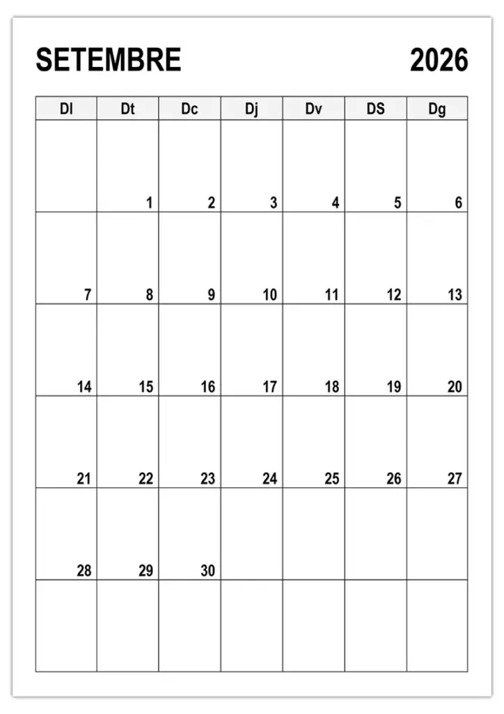 Calendari Setembre 2026 Per Imprimir En Catal Calendaris su Calendari Setembre 2026 Per Imprimir En Catal Calendaris su