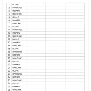 Calendari familiar 2026