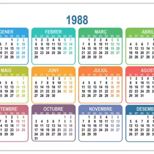 Calendari 1988 calendari-1988