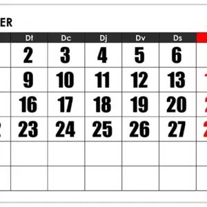 Calendari febrer 2027 calendari-febrer-2027-amb números grans