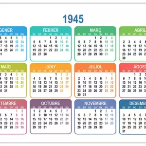 calendari-1945