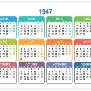 Calendari 1947 calendari-1947
