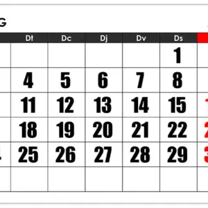 Calendari de maig de 2027 amb números grans